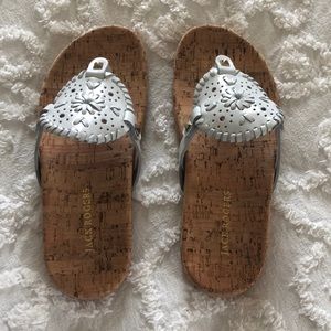 Jack Rogers White Sandals